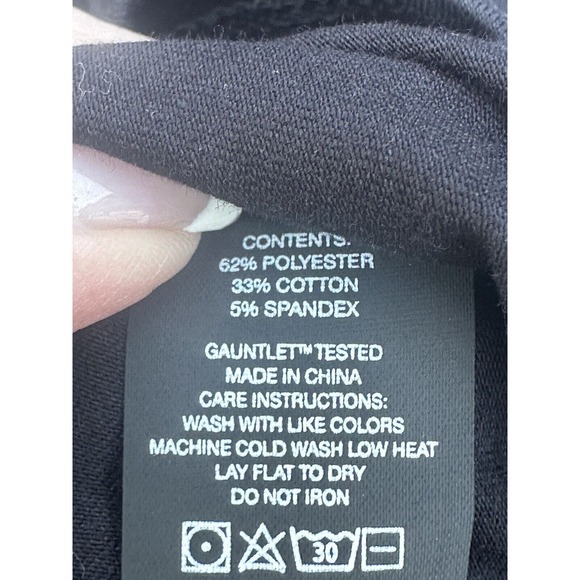 Cuts Men’s Black Elongated Hem henley T-shirt long sleeve Soft Jersey Large NEW - Picture 9 of 9